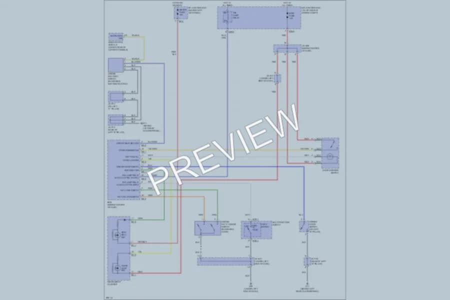 2009 Kia Sorento Warning Systems wiring diagram preview