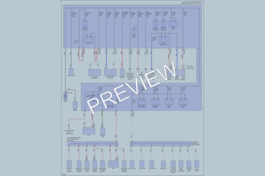 2009 Kia Spectra5 Power Distribution wiring diagram preview