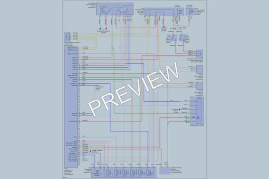2009 Kia Spectra5 Transmission wiring diagram preview