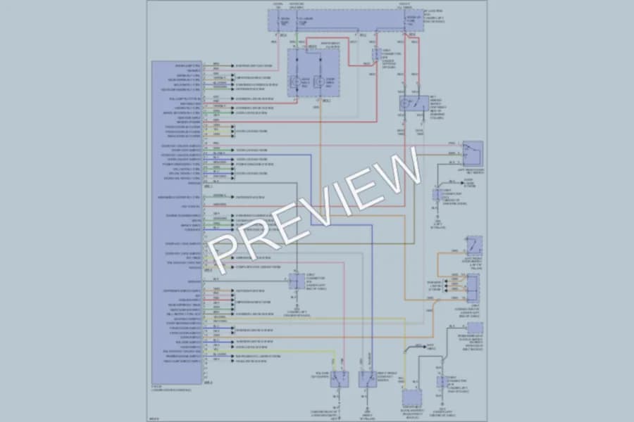 2009 Kia Sportage Body Control Modules wiring diagram preview