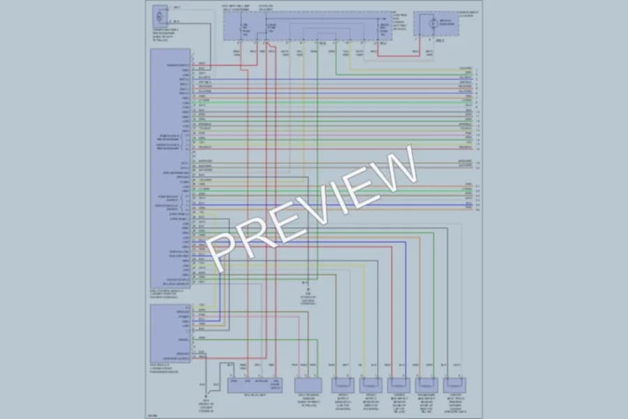 2009 Kia Sportage Supplemental Restraints wiring diagram preview