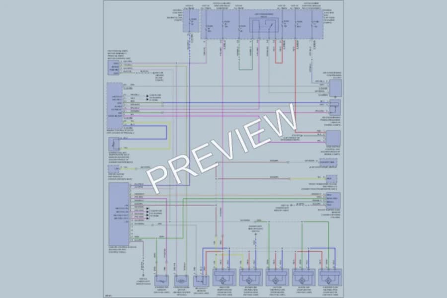 2009 LandRover LR2 Air Conditioning wiring diagram preview