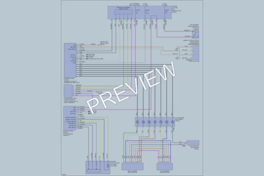 2009 LandRover LR2 Cruise Control wiring diagram preview