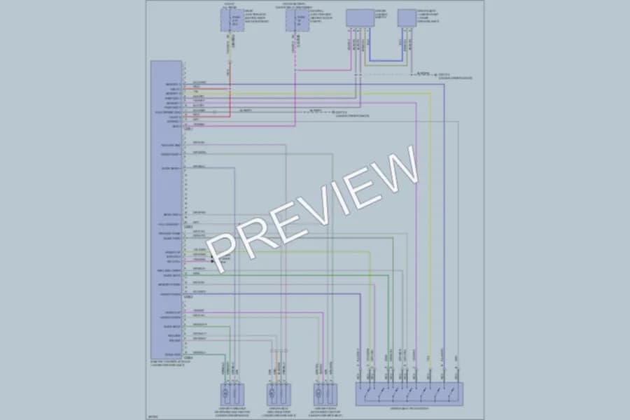 2009 LandRover LR2 Memory Systems wiring diagram preview