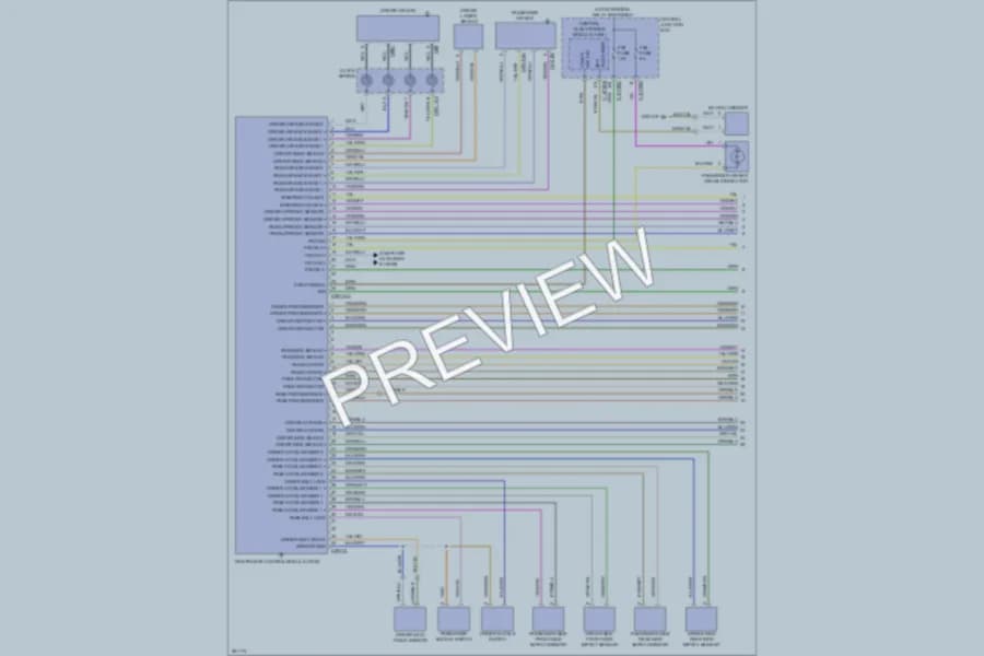 2009 LandRover LR2 Supplemental Restraints wiring diagram preview