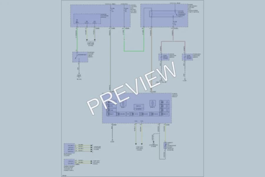 2009 LandRover LR3 Defoggers wiring diagram preview