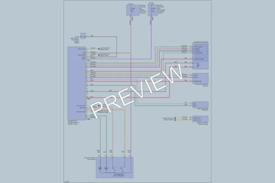 2009 LandRover RangeRover Transmission wiring diagram preview