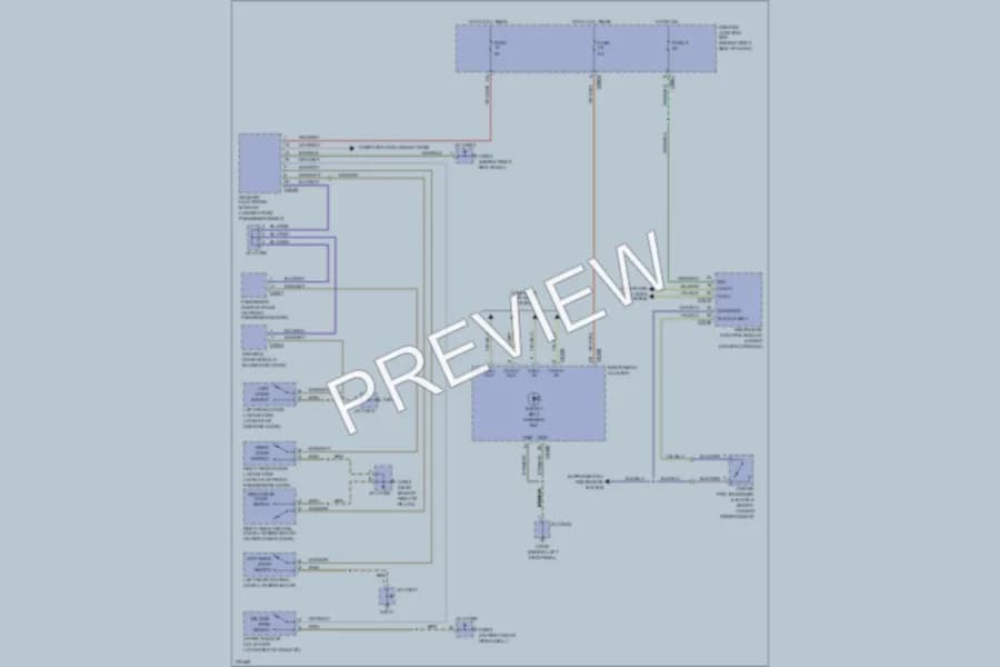 2009 LandRover RangeRover Warning Systems wiring diagram preview