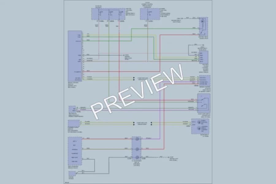2009 LandRover RangeRoverSport Cruise Control wiring diagram preview