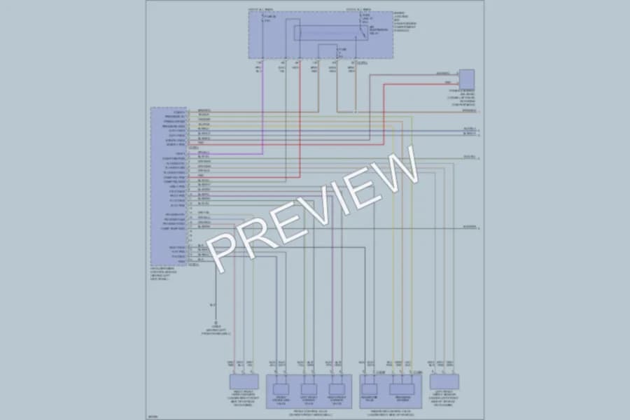 2009 LandRover RangeRoverSport Electronic Suspension wiring diagram preview