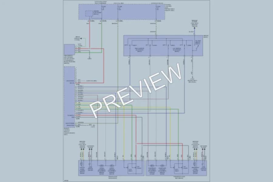 2009 LandRover RangeRoverSport Memory Systems wiring diagram preview
