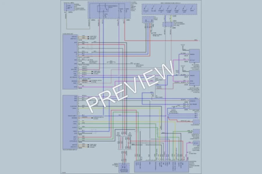 2009 LandRover RangeRoverSport Radio wiring diagram preview