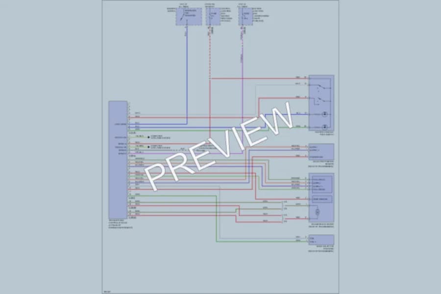 2009 LandRover RangeRoverSport Transmission wiring diagram preview