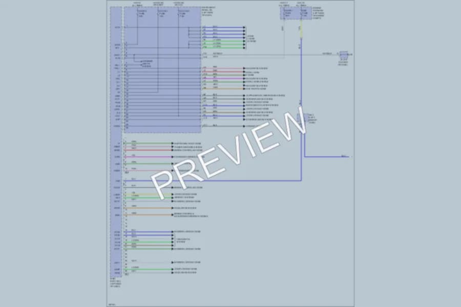 2009 Lexus ES350 Body Control Modules wiring diagram preview