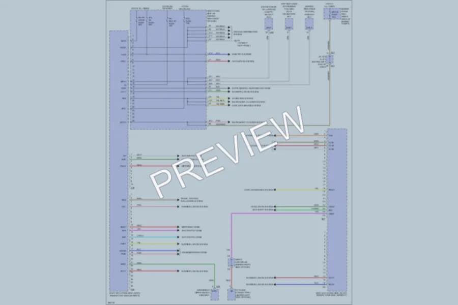2009 Lexus GS350 Body Control Modules wiring diagram preview