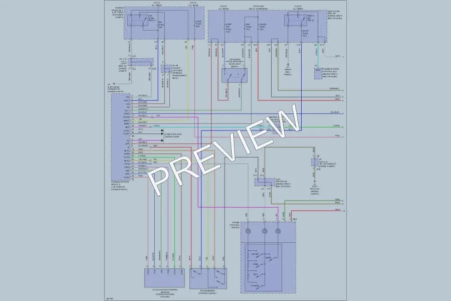 2009 Lexus GS350 Cruise Control wiring diagram preview