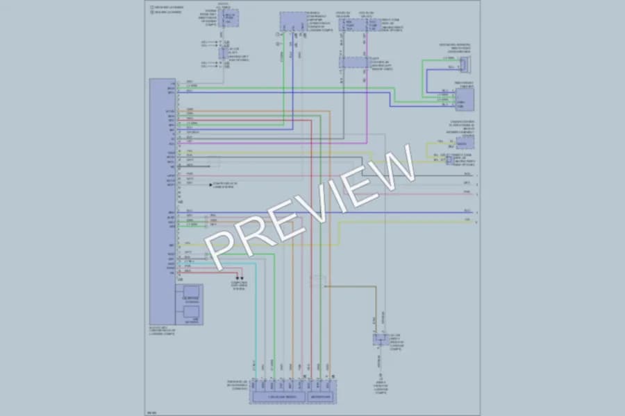 2009 Lexus GS350 Navigation wiring diagram preview