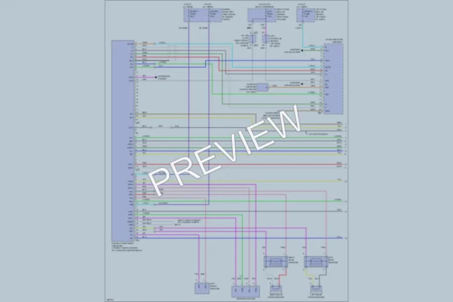 2009 Lexus GS350 Radio wiring diagram preview