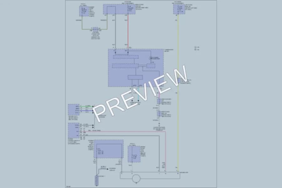 2009 Lexus GS350 Starting Charging wiring diagram preview