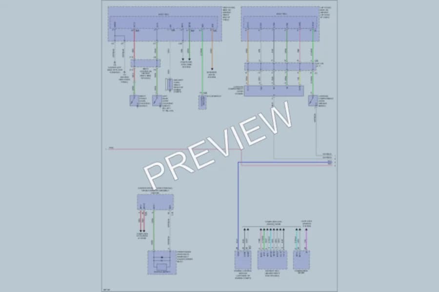 2009 Lexus GS450h Anti Theft wiring diagram preview