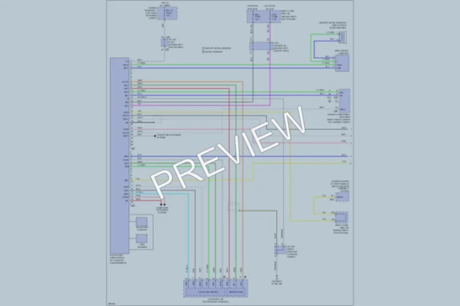 2009 Lexus GS450h Navigation wiring diagram preview