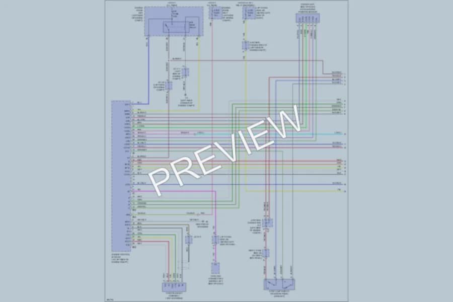 2009 Lexus GS460 Cruise Control wiring diagram preview