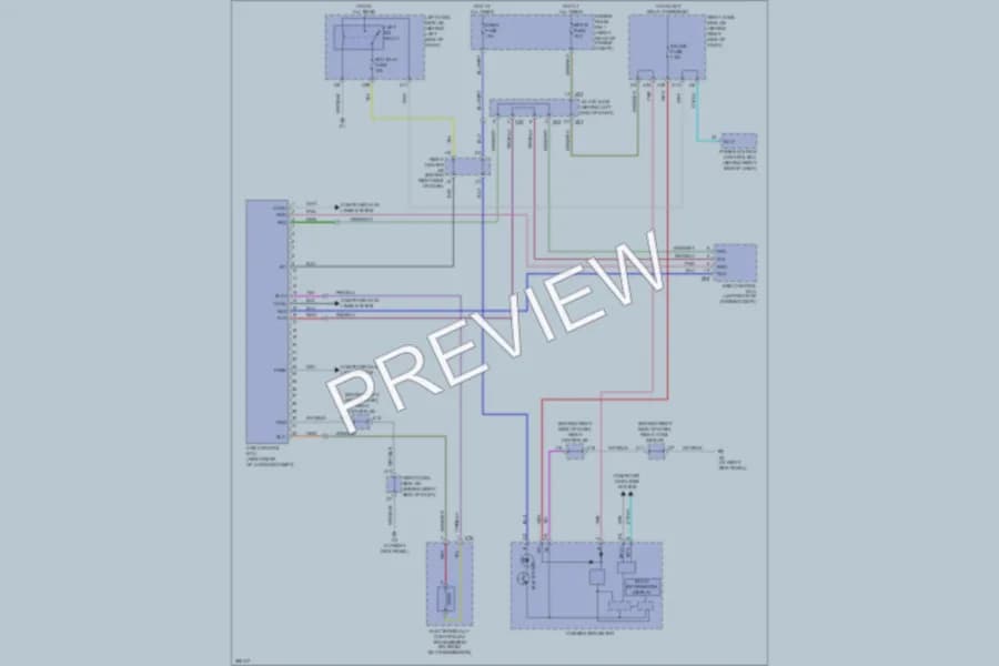 2009 Lexus GS460 Transmission wiring diagram preview