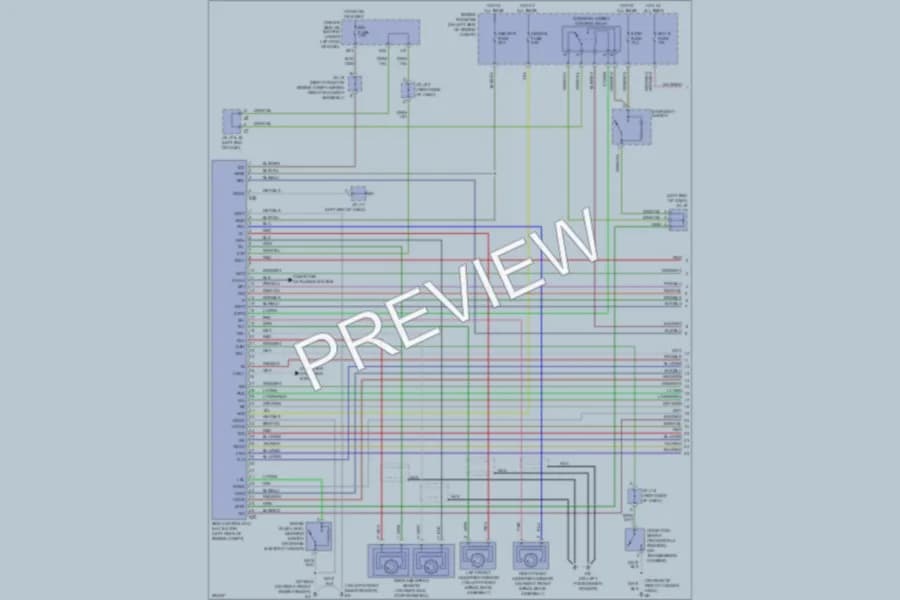 2009 Lexus GX470 Anti Lock Brakes wiring diagram preview