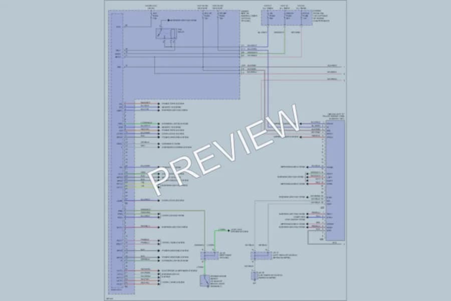 2009 Lexus GX470 Body Control Modules wiring diagram preview