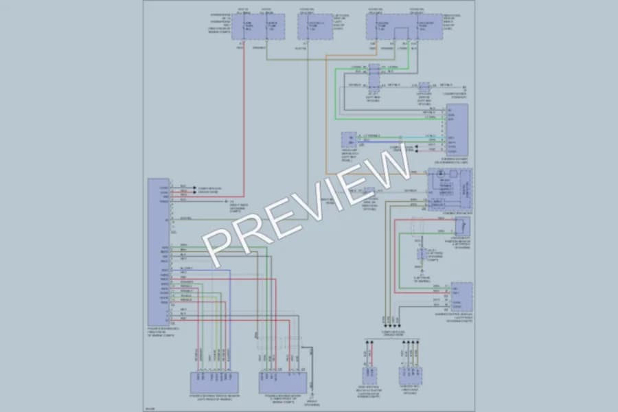 2009 Lexus IS250 Electronic Power Steering wiring diagram preview