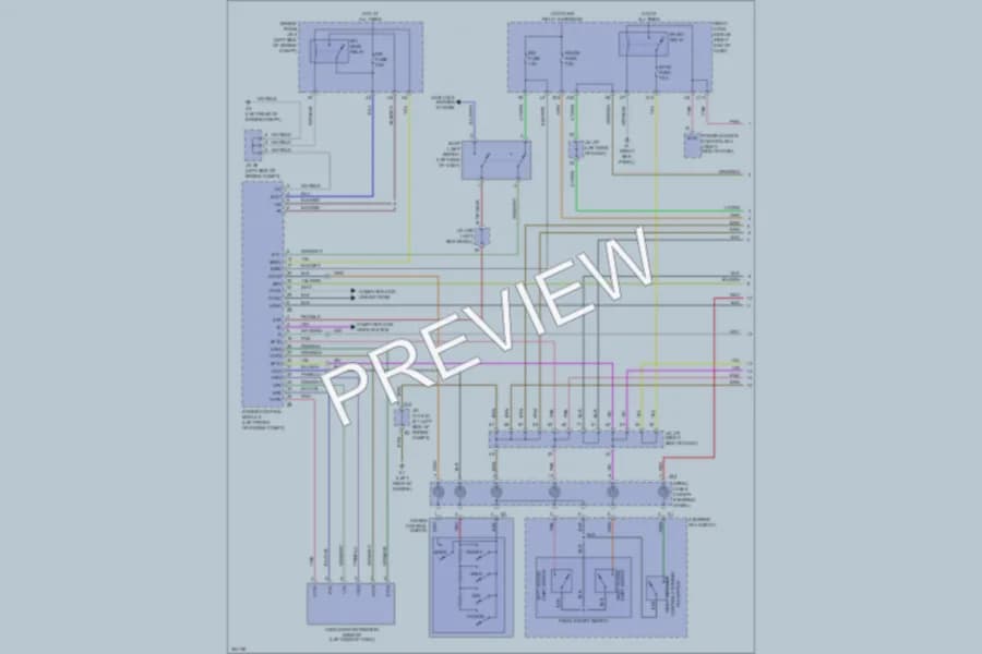 2009 Lexus IS350 Cruise Control wiring diagram preview