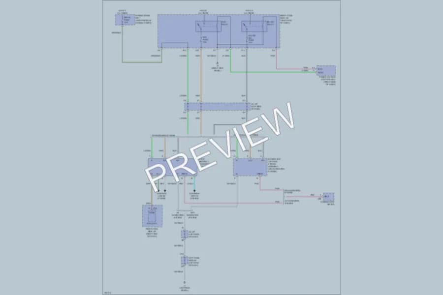 2009 Lexus IS350 Instrument Cluster wiring diagram preview