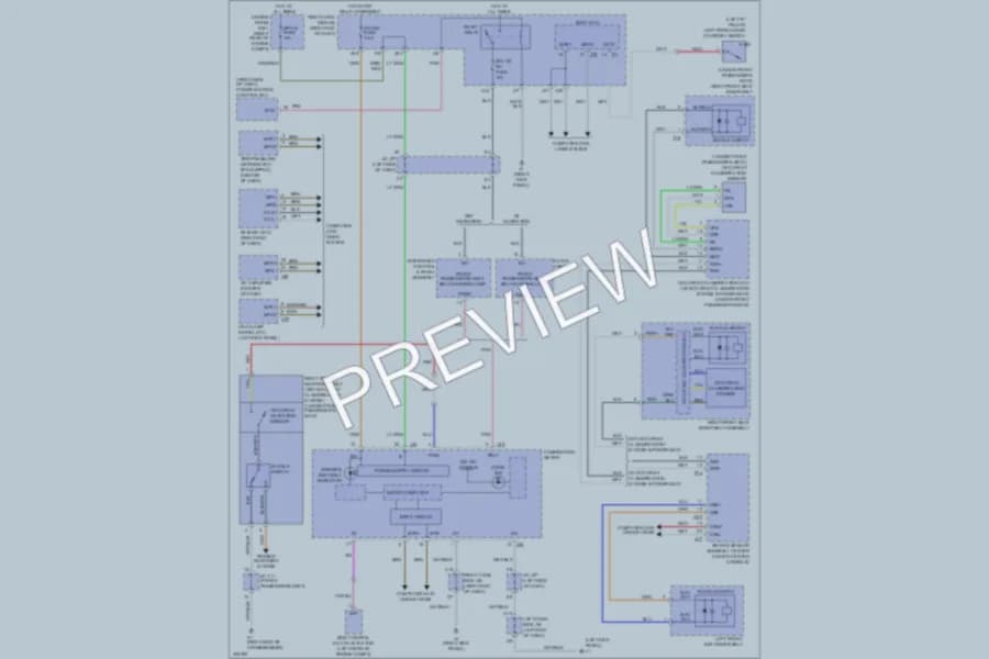 2009 Lexus IS350 Warning Systems wiring diagram preview
