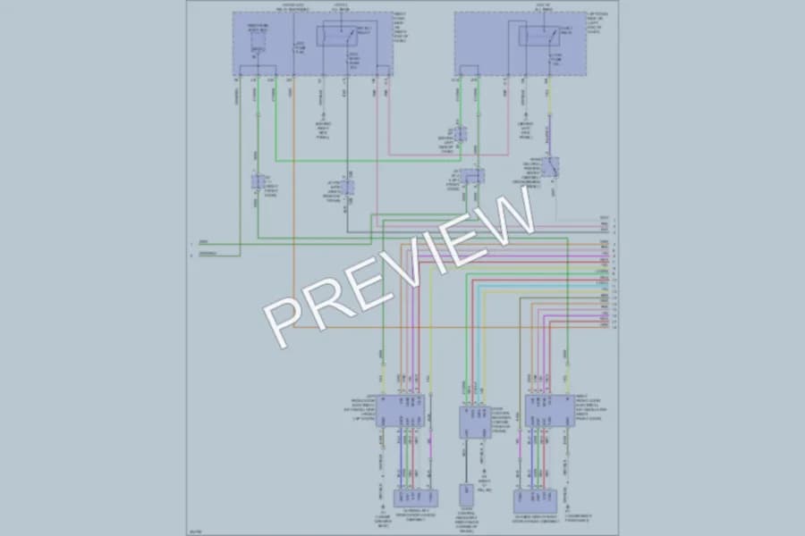 2009 Lexus ISF Anti Theft wiring diagram preview