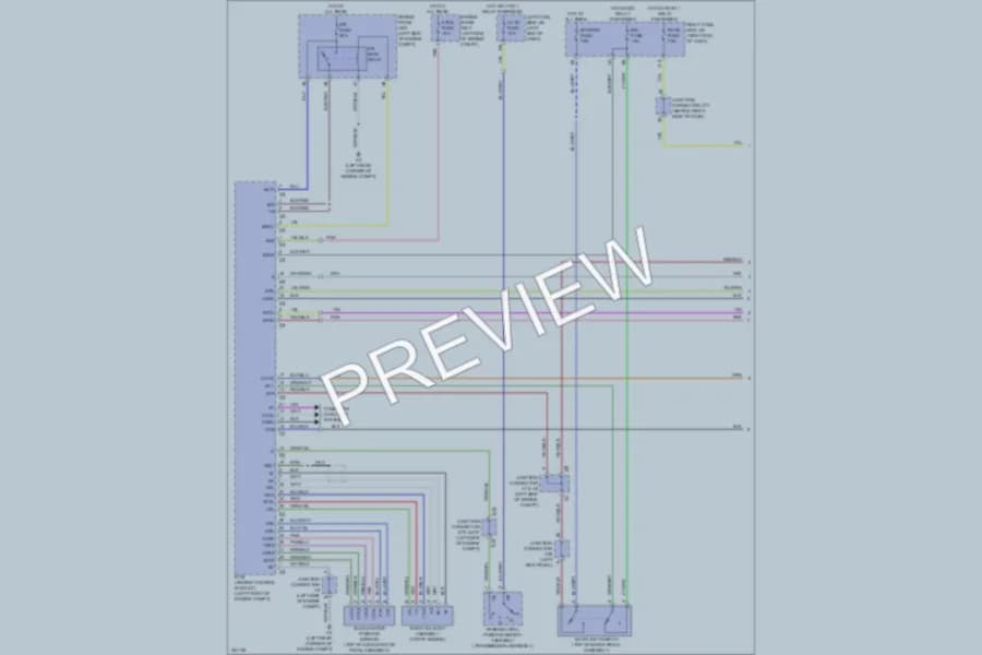2009 Lexus ISF Cruise Control wiring diagram preview