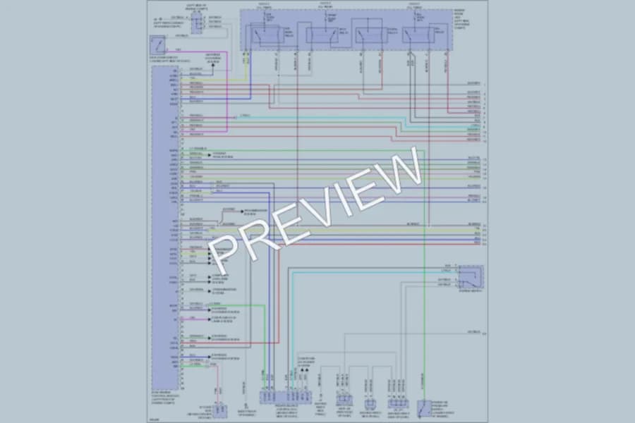 2009 Lexus ISF Engine Performance wiring diagram preview