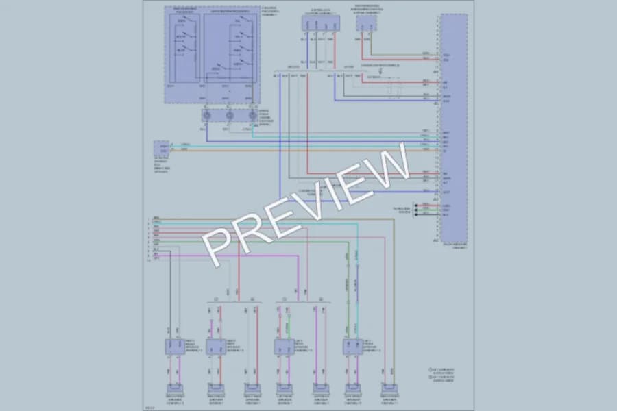2009 Lexus ISF Radio wiring diagram preview