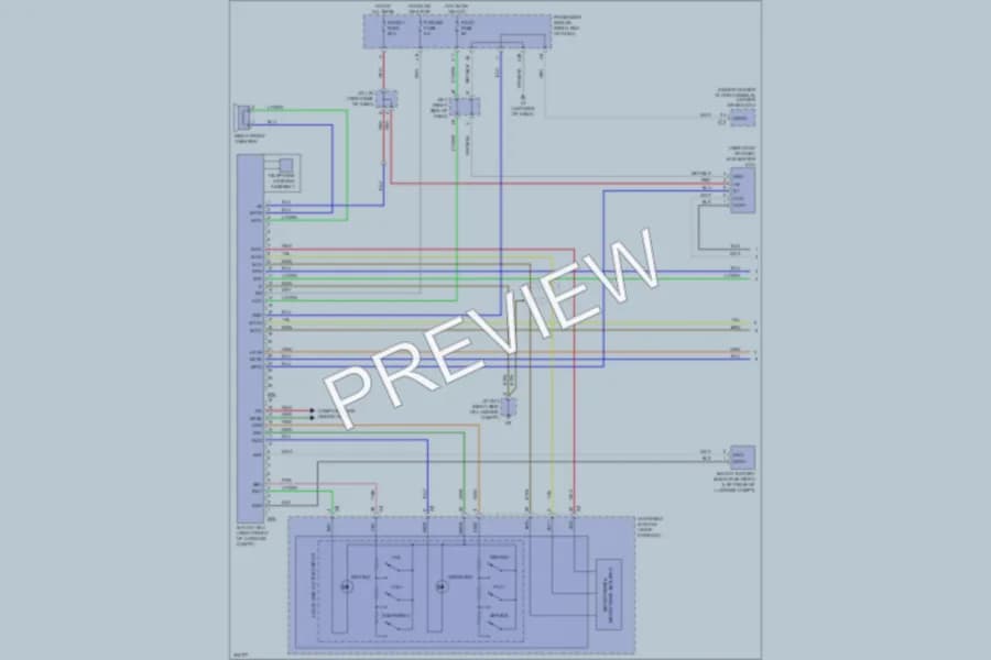 2009 Lexus LS460 Navigation wiring diagram preview