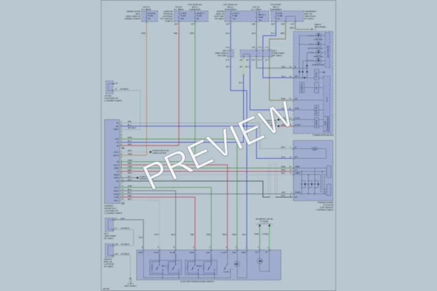 2009 Lexus LS460 Shift Interlock wiring diagram preview