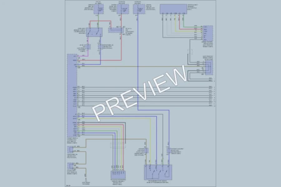 2009 Lexus LS600h Transmission wiring diagram preview