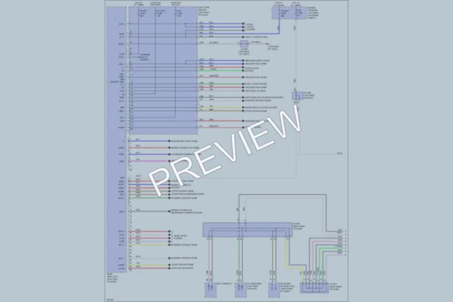 2009 Lexus LX570 Body Control Modules wiring diagram preview