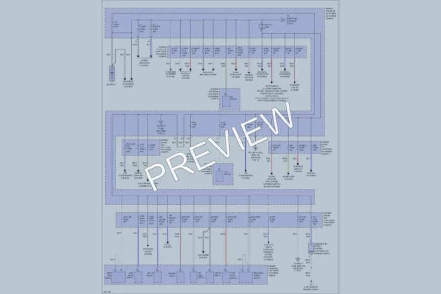 2009 Lexus LX570 Power Distribution wiring diagram preview