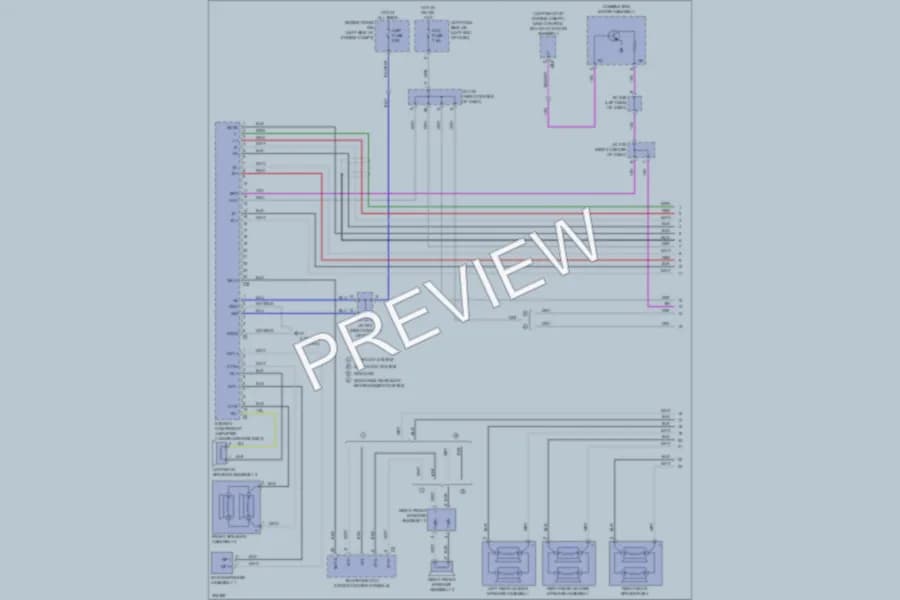 2009 Lexus LX570 Radio wiring diagram preview