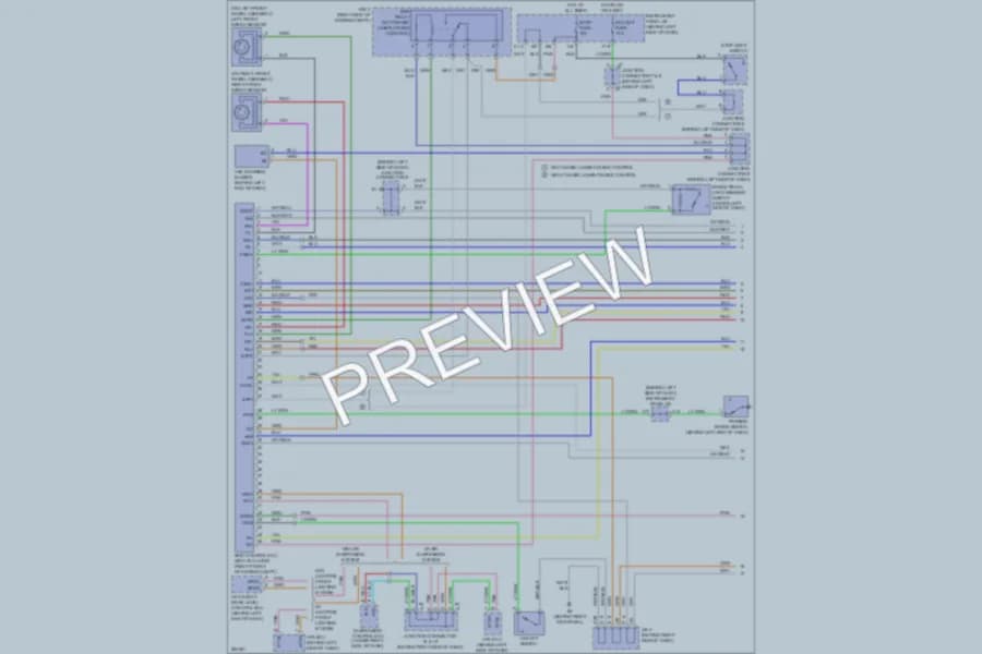 2009 Lexus RX350 Anti Lock Brakes wiring diagram preview