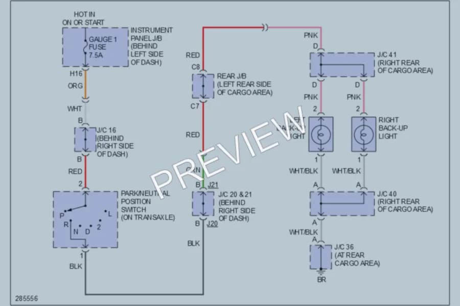 2009 Lexus RX350 Exterior Lights wiring diagram preview