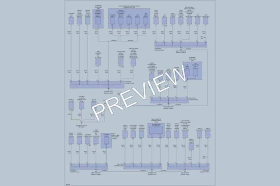 2009 Lexus RX350 Ground Distribution wiring diagram preview