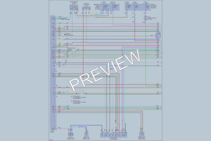 2009 Lexus RX350 Radio wiring diagram preview