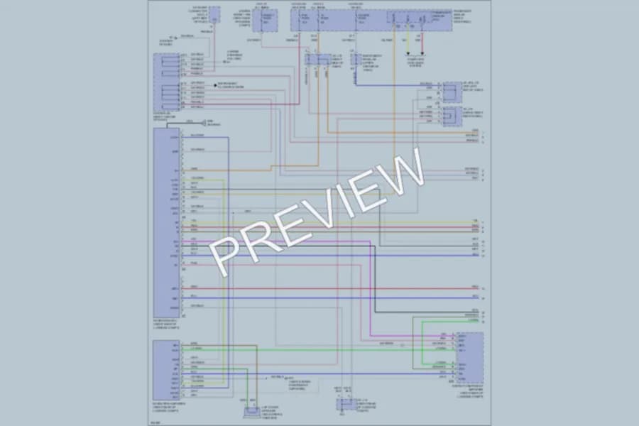 2009 Lexus SC430 Navigation wiring diagram preview