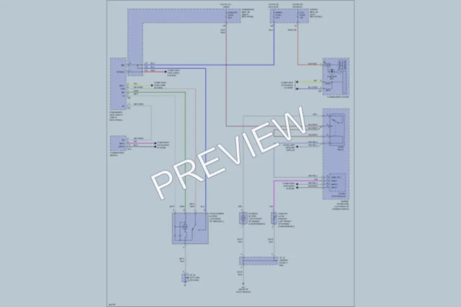 2009 Lexus SC430 Wiper Washer wiring diagram preview