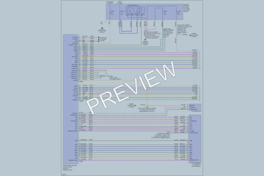 2009 Lincoln MKS Transmission wiring diagram preview